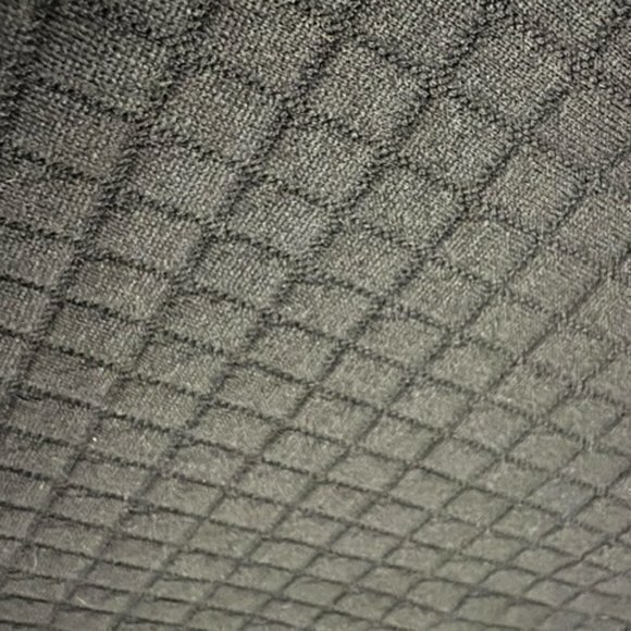 🛍️2 for $25 Sale🛍️ Black Waffle Square Crew Neck Sweatshirt 1X Cozy - Picture 13 of 14